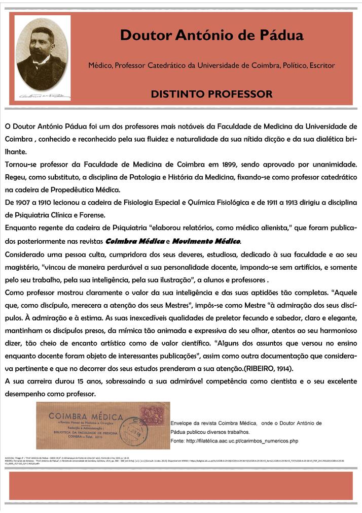 Doutor António de Pádua: ilustre limiano – Exposição virtual