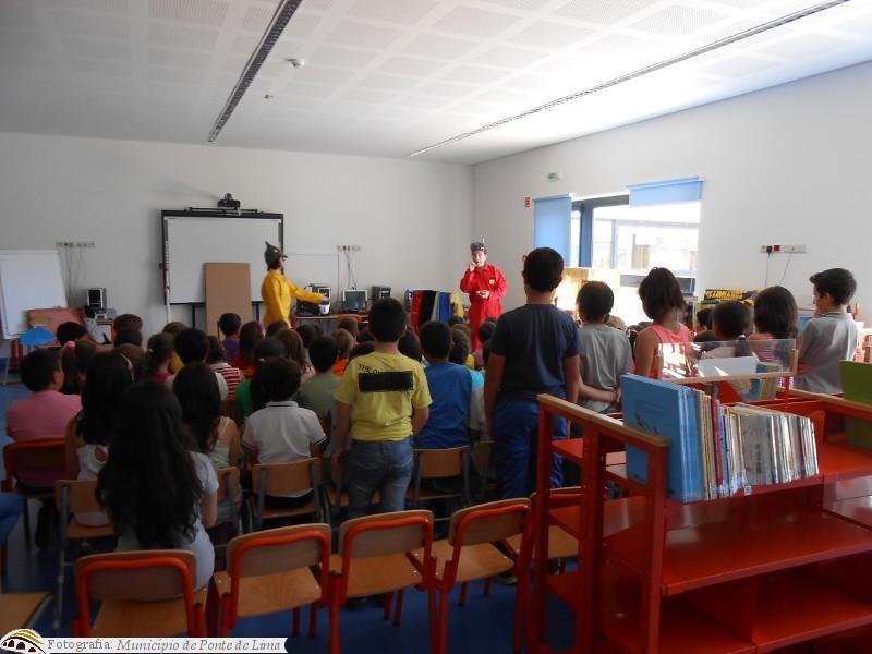 Biblioteca Escolar da Correlhã, de Arcozelo e de Gandra foram dinamizadas com o atelier de promoç...