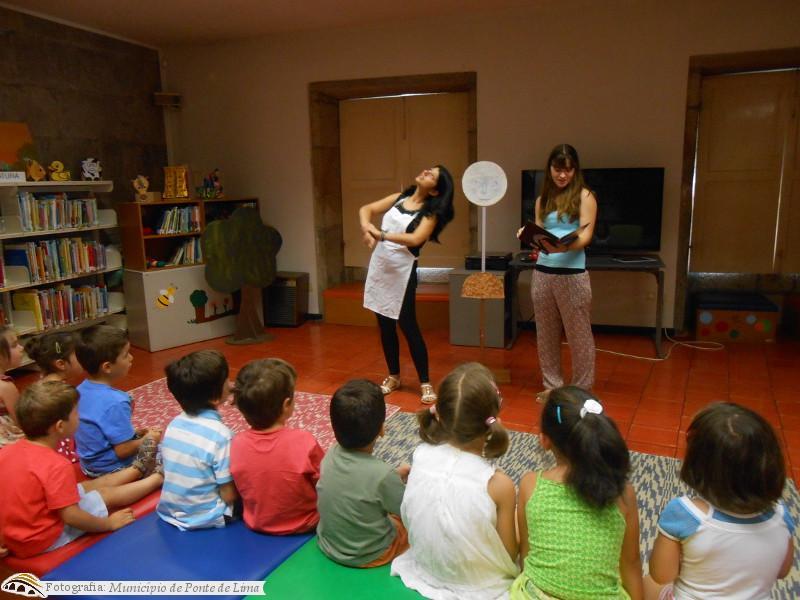 Jardins de Infância da Ribeira e Ponte de Lima participam em atividades da Biblioteca Municipal