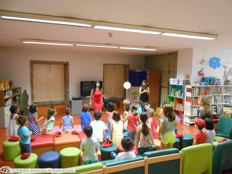 Jardins de Infância da Ribeira e Ponte de Lima participam em atividades da Biblioteca Municipal