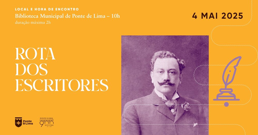 Cartaz das Rota dos Escritores Limianos